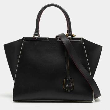 Pre Owned Fendi Black Leather Medium 3Jours Tote