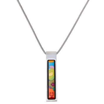 Pre Owned Frey Wille Multicolor Ode to Joy of Life Endless Love Cascade Pendant Necklace