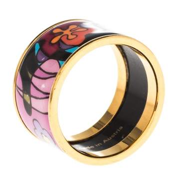 Pre Owned Frey Wille Ode to Joy of Life Paradise Moonlight Diva Band Ring Size EU 56