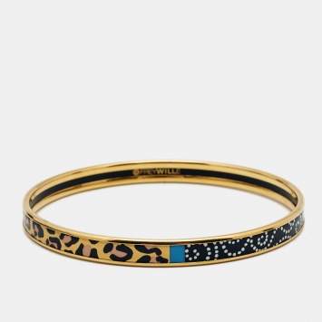 Pre Owned Frey Wille Spirit Of Africa Safari Bordered Ultra Bangle