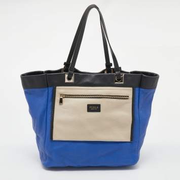 Pre Owned Furla Multicolor Leather Tribe Reversible Shopper Tote