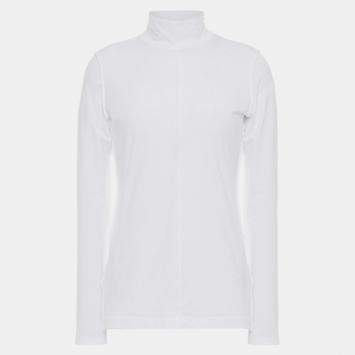 Pre Owned Ganni Cotton Long Sleeved Top EU 38