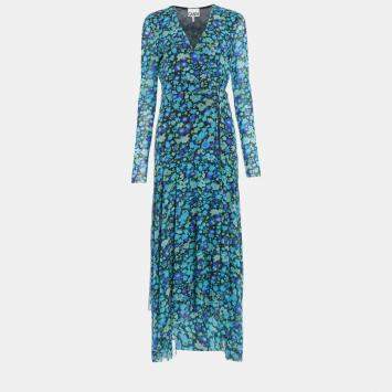 Pre Owned Ganni Polyamid Maxi dresses EU 38