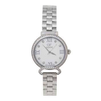مملوكة مسبقًا GF Ferre Silver Stainless Steel GFSS6800 Women's Wristwatch 32 mm