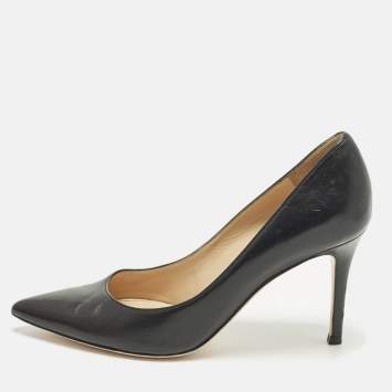 مملوكة مسبقًا Gianvito Rossi Gianvito 105 Size 36 Black Leather Pumps