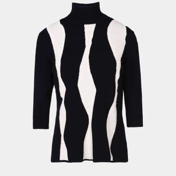 Pre Owned Giorgio Armani Viscose Turtleneck 44