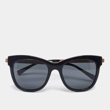 Pre Owned Giorgio Armani Black AR8011 Oval Sunglasses