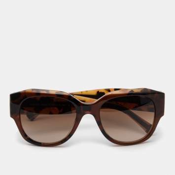 Pre Owned Giorgio Armani Tortoise Frame AR8140 Oversized Sunglasses