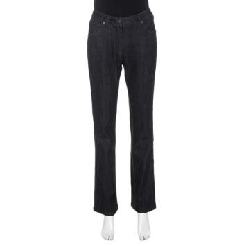 Pre Owned Giorgio Armani Indigo Blue Denim Straight Fit Jeans S
