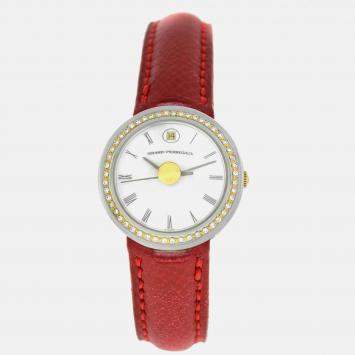Pre Owned Girard-Perregaux Equation Focal 5010 Quartz Off-white Stainless Steel Women’s Wristwatch 26 mm