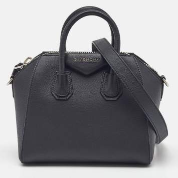 Givenchy Black Leather Mini Antigona Satchel