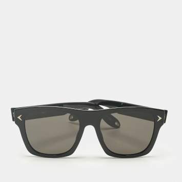 Pre Owned Givenchy Black GV 7011S Square Sunglasses