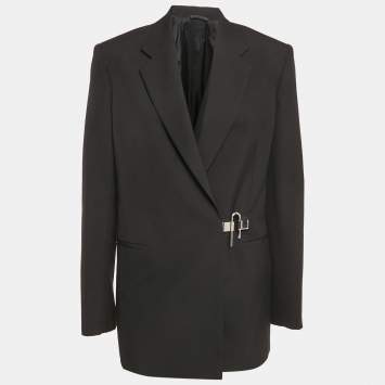 Givenchy Black Wool Single Breasted Blazer S