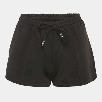 Givenchy Black Jersey Drawstring Shorts XS