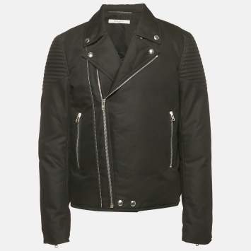 Pre Owned Givenchy Black Cotton Puffer Rider Jacket XL
