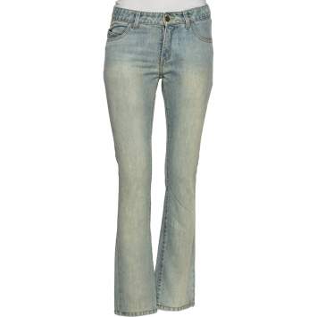 Pre Owned Givenchy Light Blue Washed Denim Jeans M