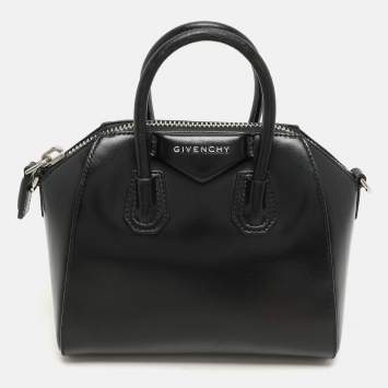 Givenchy Black Leather Mini Antigona Satchel