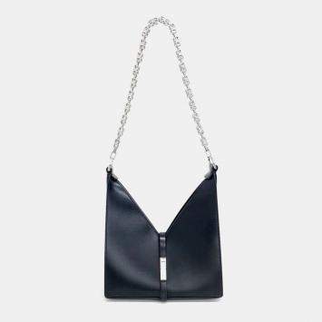 Pre Owned Givenchy Black Leather cutout mini bag