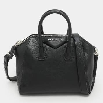 Givenchy Black Leather Mini Antigona Satchel