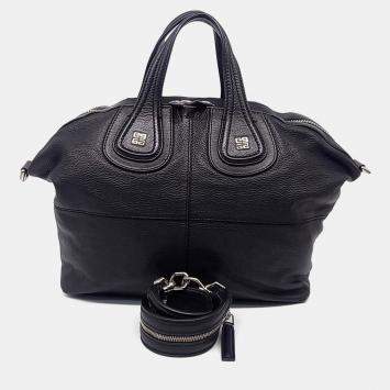 مملوكة مسبقًا Givenchy Black Leather Nightingale Medium