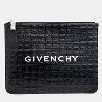 Pre Owned Givenchy Black Leather clutch