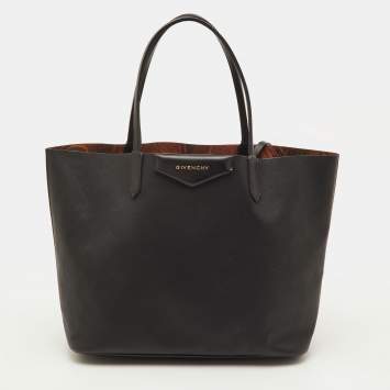 مملوكة مسبقًا Givenchy Antigona Large Black Leather Shopper Tote