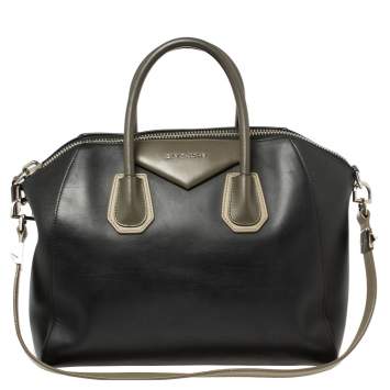 Pre Owned Givenchy Tri Color Leather Medium Antigona Satchel
