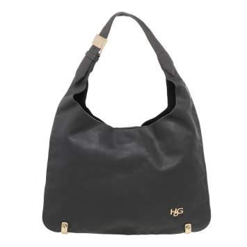 Pre Owned Givenchy Grey Leather Hobo