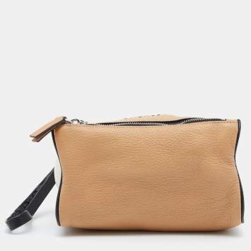Pre Owned Givenchy Multicolor Leather Pandora Wristlet Clutch