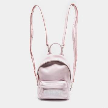 Pre Owned Givenchy Blush Pink Leather Mini Backpack