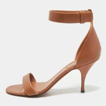 Givenchy Tan Leather Ankle Strap Sandals Size 40