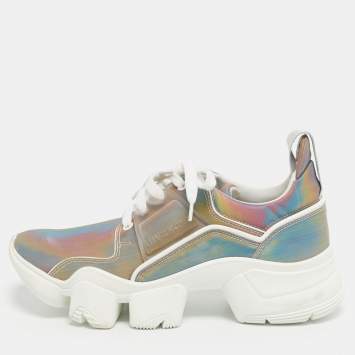 Pre Owned Givenchy Multicolor Polyurethane Jaw Low Top Sneakers Size 39