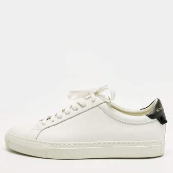 Pre Owned Givenchy Urban Street Size 38.5 White Rubber Lace Up Sneakers