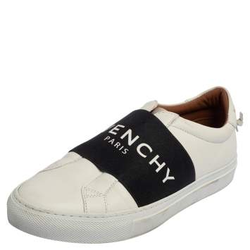 Pre Owned Givenchy White Leather Urban Street Sneakers Size 36