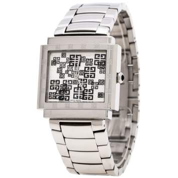 Pre Owned Givenchy Silver Stainless Steel New Apsaras REG.15588962 Women's Wristwatch 35MM