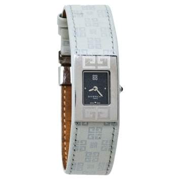 Pre Owned Givenchy Grey Stainless Steel Expression REG. 92438731 Women's Wristwatch 18 MM