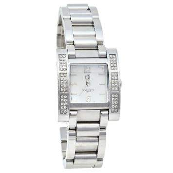Pre Owned Givenchy Mother of Pearl Stainless Steel Koleos Women's Wristwatch 29mm