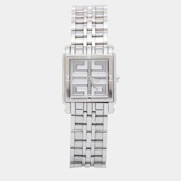 Pre Owned Givenchy Silver Stainless Steel GV5262L Women's Wristwatch 32 mm