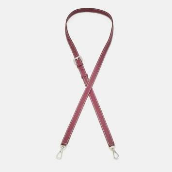 Pre Owned Goyard PM Bag Shoulder Strap Burgundy Leather