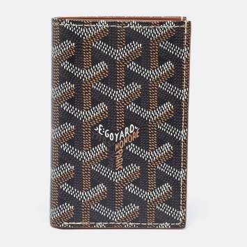 Goyard Brown Goyardine Coated Canvas Saint Pierre Bifold Card Holder 