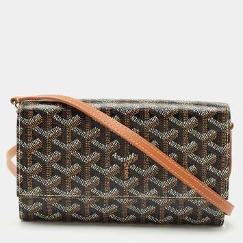 Goyard Brown Goyardine Coated Canvas Varenne Continental Wallet
