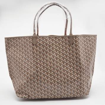 Goyard Beige/Pink Goyardine Coated Canvas and Leather Saint Louis GM Tote