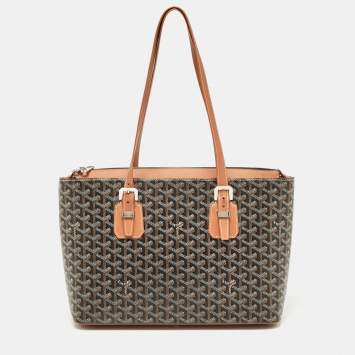 Goyard Brown Goyardine Coated Canvas and Leather Okinawa PM Tote