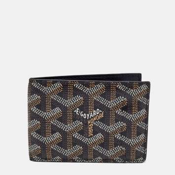 Goyard Black Goyardine Coated Canvas Victoire Card Holder