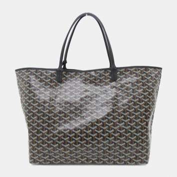 Goyard White/Pink Goyardine Coated Canvas and Leather Saint