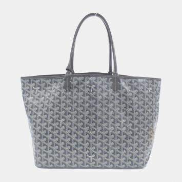 Goyard Grey Goyardine Saint Louis PM Ama Louis Tote Bag