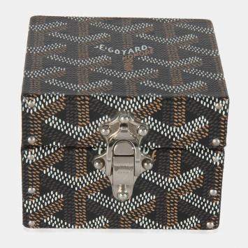 Goyard Black Goyardine Canvas Regence Mini Trunk 
