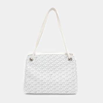 Goyard White PVC Luette PM bag