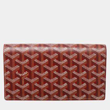 Goyard Richelieu Red Long Wallet