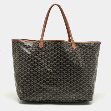 Goyard Brown Goyardine Coated Canvas and Leather Saint Louis GM Tote